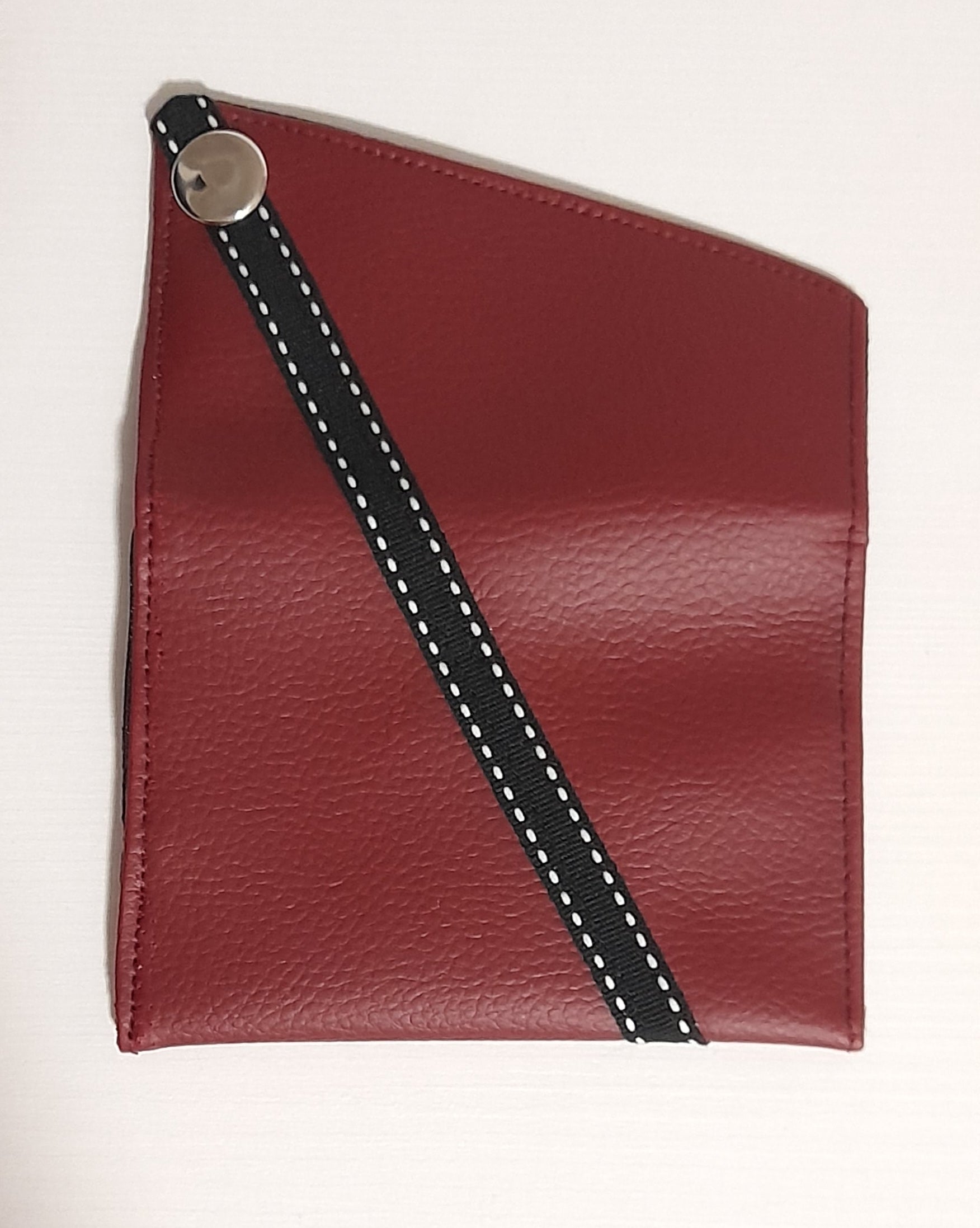 Portacarte Bordeaux Elegance